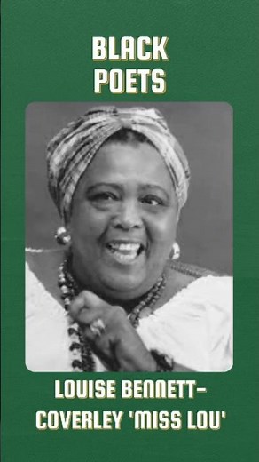 Louise Bennett Coverley 'Miss Lou' #jamaicanculture #LouiseBennett #MissLou #youtubeshorts
