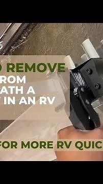 How To Remove Carpet from underneath a slideout in an RV