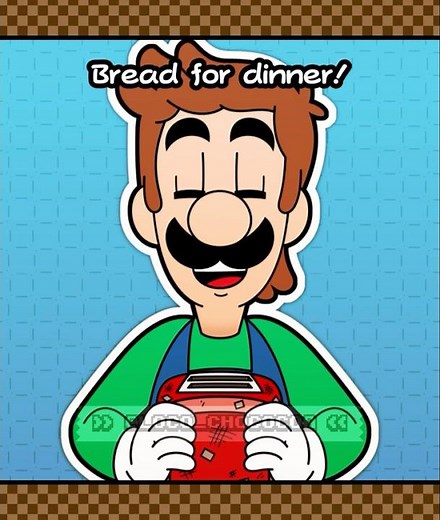 Dinner Time! 🍞 (Super Mario Animation Meme)