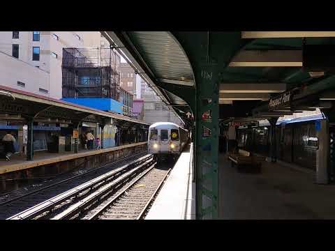 R46 #5728/#5736 (Q) reversing into & terminating at Prospect Park