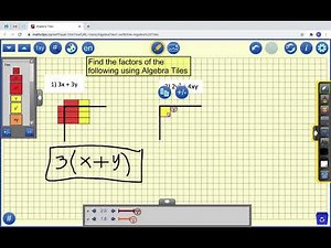 Factoring Polynomials Visually by Algebra Tiles