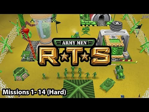 Army Men RTS (PC) Level 1-14 -Hard Difficulty