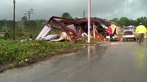 3.4K views · 75 reactions | TORNADOES across the southeastern United States killed nearly 20 people on Easter Sunday. Heavy damage and downed powerlines were reported in Alabama where this video was taken near Heavy damage was reported near Birmingham. Storms killed people in Mississippi, Georgia, Arkansas and South Carolina. | WDRB Weather | Facebook