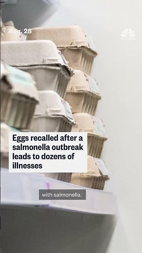 Eggs recalled after salmonella outbreak
