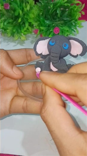 season - 2 of clay animals 💫❤️ #diy #animals #elephant #claycraft #shorts #ytshorts #craftideas