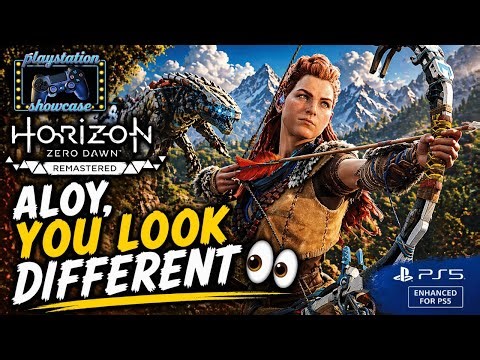 Aloy, You Look DIFFERENT 👀| Horizon Zero Dawn Remastered | Playstation Showcase