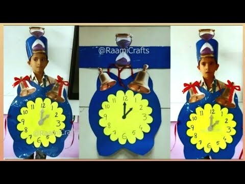 DIY Clock Costume | Time Costume For Fancy Dress Competition | CREATIVE COSTUME Fancy Dress Idea