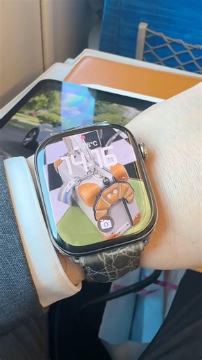 20260612 Today’s watch - Apple Watch 10 Camille Fournet strap （出張モードだとやっぱりApple Watch）