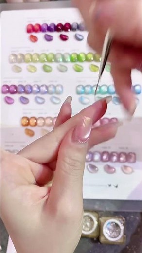 Cat eye nail design idea 551