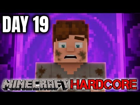 I Went To The NETHER in Hardcore Minecraft For the First Time!