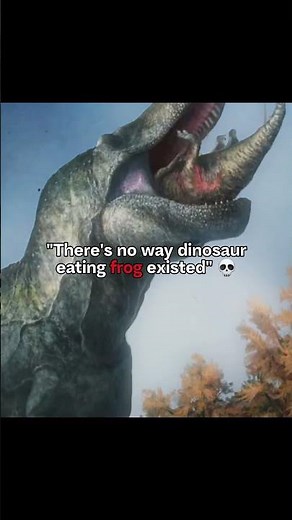 It's nicknamed "devil toad" 😭... #dinosaur #frog #prehistoric #extinct #shorts