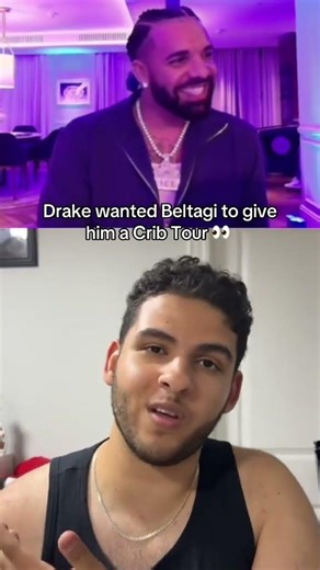 Drake wanted Beltagi to give him a Crib Tour #drake #shorts