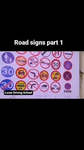 482 reactions · 87 shares | Traffic signs #driving #drivinglessons | Lunar Driving School & Computer College | Facebook
