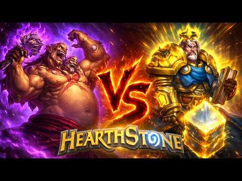 Cho'gall challenges Uther in a battle of Light against Void | Hearthstone [No Commentary]