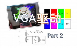 【硬件干货】电子DIY用大屏显示图片？VGA驱动攻略 Part2. RGB信号