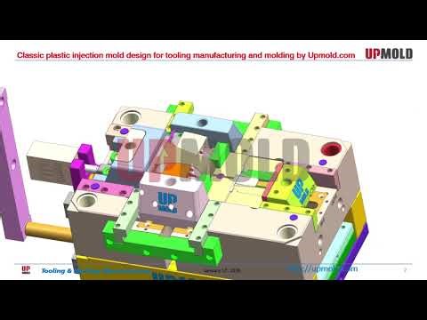 Classic plastic injection mold design for tooling manufacturing and molding by Upmold.com