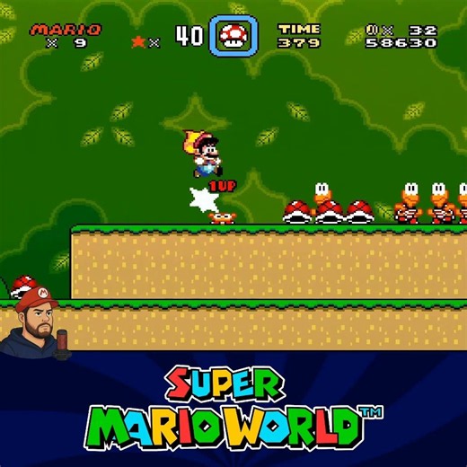 Super Mario World (GBA) World 1 Stage 3 #SuperMarioWorld #GameBoy Advance #gba #shorts