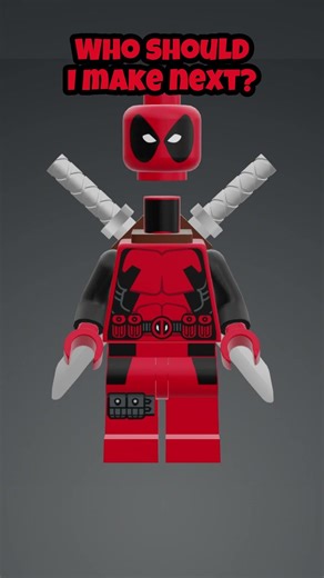 Making A LEGO Deadpool Minifigure - X-Men #lego #marvel #mcu #deadpool #xmen