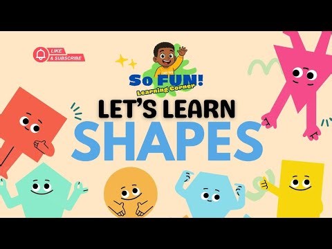 Learn Shapes for Toddlers + Fun Shape Puzzle | Best Learning Videos for Toddlers | So FUN!