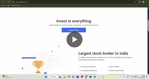 #reactjs #webdevelopment #frontenddevelopment #javascript #bootstrap #stocktrading #project #learningbybuilding | Priyanshu Sharma