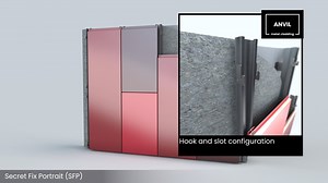 Our Anvil secret fix #cladding system is available with either a landscape (SFL) or portrait (SFP) profile. Our installation video shows the secret hook and slot configuration. To view the full video, visit https://bit.ly/2SdOUIr | Taylor Maxwell | Facebook