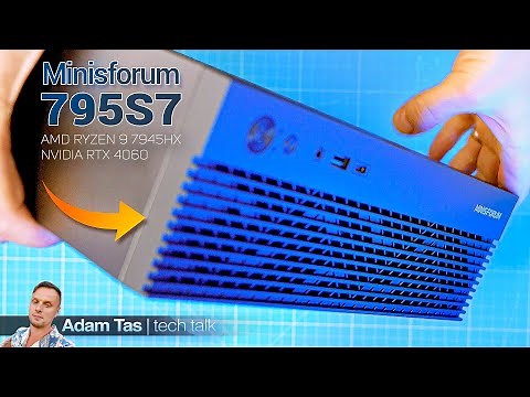 Minisforum 795S7: Max FPS Gaming at 2K & 1080p - RTX 4060 Mini PC Review🔥