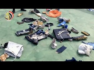 First video of EgyptAir plane debris