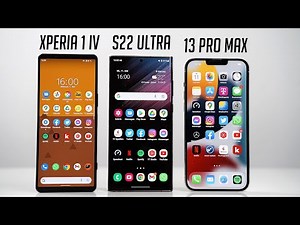 Sony Xperia 1 IV vs. Samsung Galaxy S22 Ultra vs. Apple iPhone 13 Pro Max - Benchmark | SwagTab