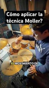 Cómo aplicamos la técnica Moller en batería? #drumlesson #drumlessons