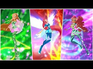 Winx Club - Full Bloomix Transformation 4K