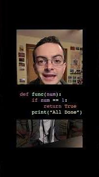 return - Coding Python with David (Episode 41)