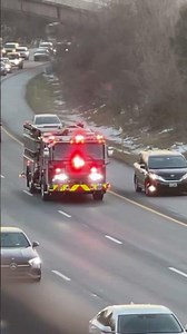 *Screaming Q* Howard County Fire & Rescue Engine 101 Responding to an Apartment Fire 01-17-25