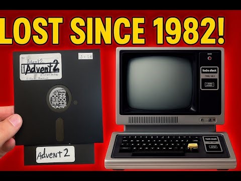 I Found My 1982 TRS-80 Game: The Missing People (Text Adventure) #trs80 #retro #textadventure