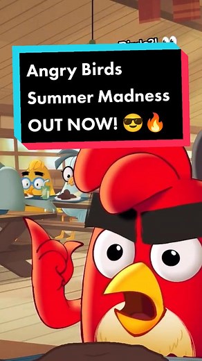 Angry Birds #SummerMadness is streaming now on @Netflix! 🔥
