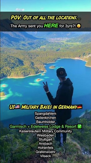 Best US🇺🇸 Military Base in Germany?🇩🇪 POV: The Army sent you to live in Garmisch-Partenkirchen