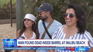 Police recovered the body of a man found dead inside a barrel at California's Malibu Lagoon State Beach. More: https://trib.al/eDJwUOg #NewsNationNow | NewsNation