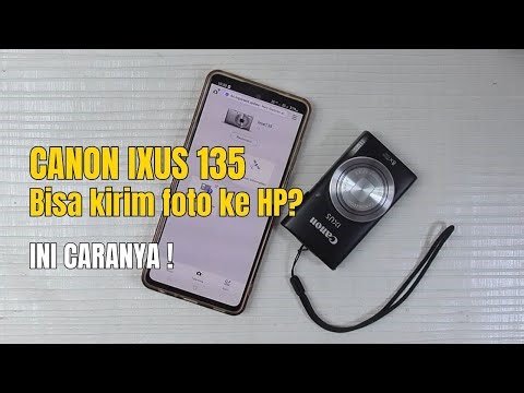Cara Kirim Foto Canon Ixus 135 ke HP via WiFi
