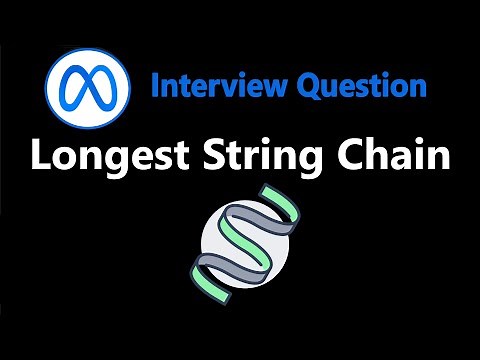 Longest String Chain - Leetcode 1048 - Python