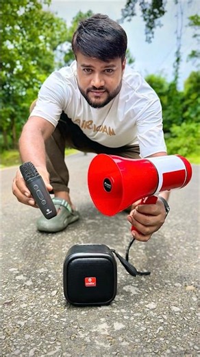 Wireless Mic Speaker Set with Handheld Speaker MIC Unboxing😱