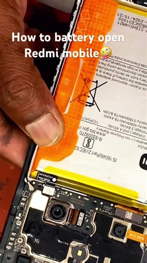 Redmi battery replacement, how to open?🧐#redmi #smartphone #worldmobilerepairingcenter