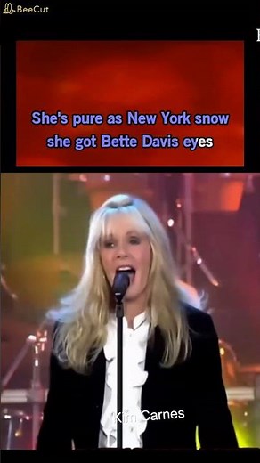 Bette Davis' eyes (Kim Carnes 1981) #annee80