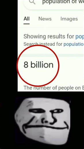 world population and google download