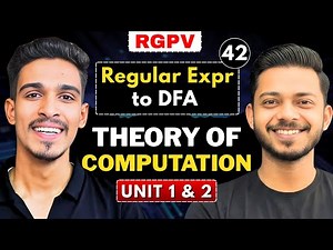Lec 42 | Regular Expression to DFA | Automata Theory | Theory of Computation (TOC) | BTech 3rd Year