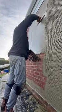 Rendering how to apply sand and cement #plastering