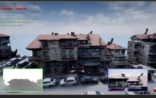 自用·无人机模拟自动化飞行取件过程·airsim