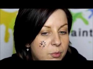 Smudge Face Painting How to do the perfect dots!