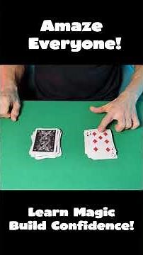 Shock Your Friends! A Self-Working Card Trick With No Setup (Mastered in 60 Seconds) #magician