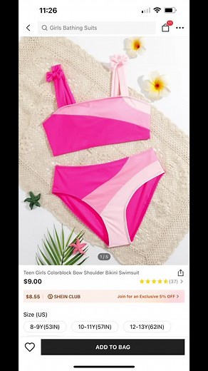 The cutest Pink @shein_official bathing suits. Spring break must haves! #shein #girlsbathingsuits #sheinkids #springbreakinspo #SB2023