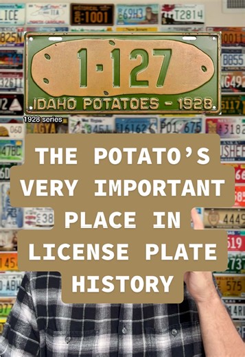 The Role of Potatoes in License Plate History