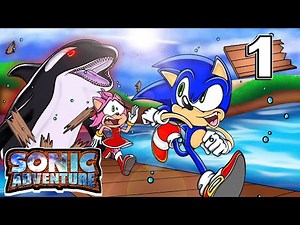 🐋 KILLER WHALE!! - Sonic & Amy PLAY Sonic Adventure : Sonic's Story!